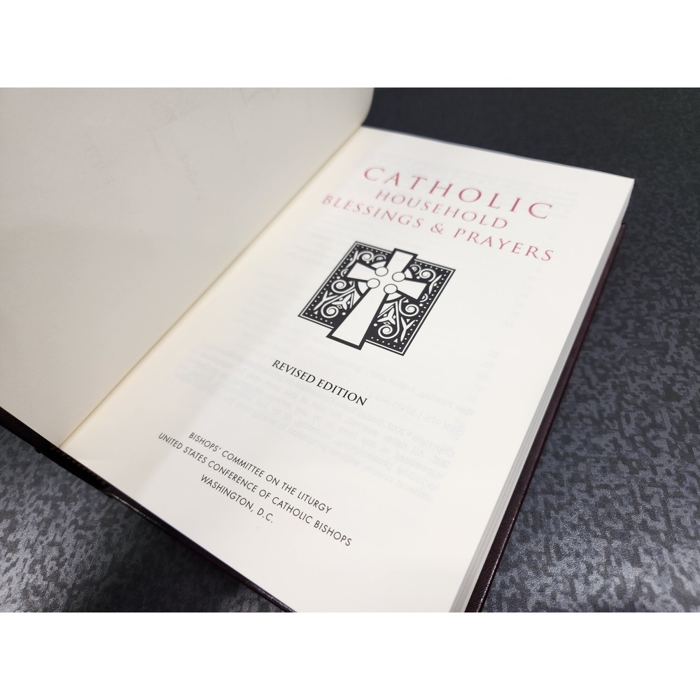 Catholic Household Blessings & Prayers Hardcover First Printing Revised Edition - Picture 6 of 9